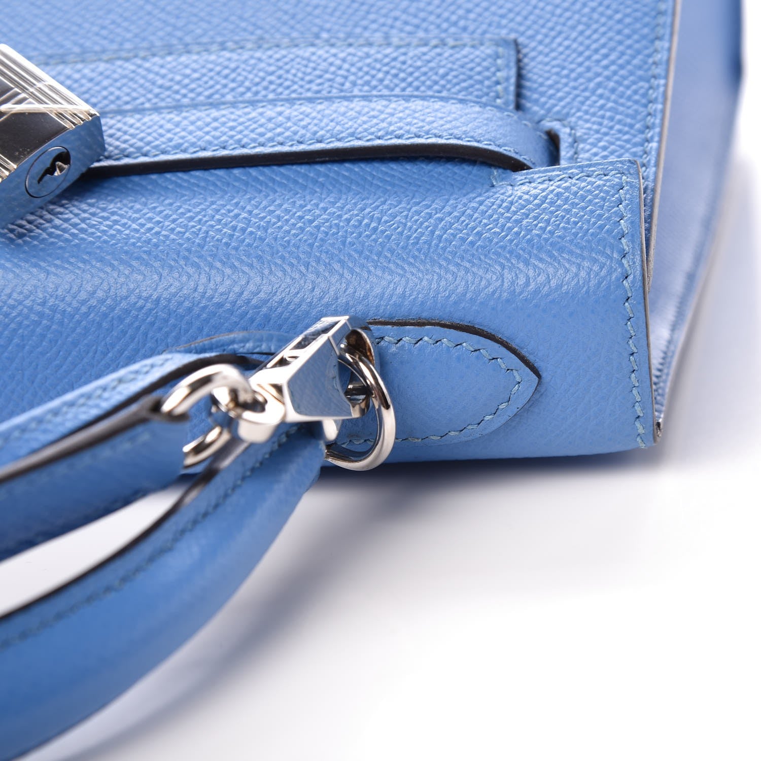 Hermes Epsom Kelly Sellier 25 Bleu Paradis 23 of 39