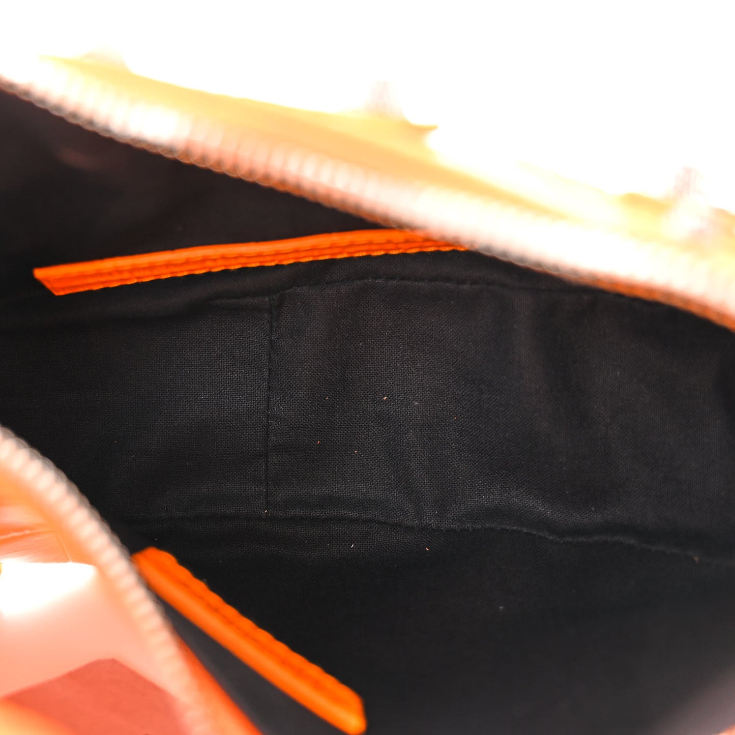 Extra Supple Calfskin Crocodile Embossed Le Cagole Shoulder Bag XS Pop Orange