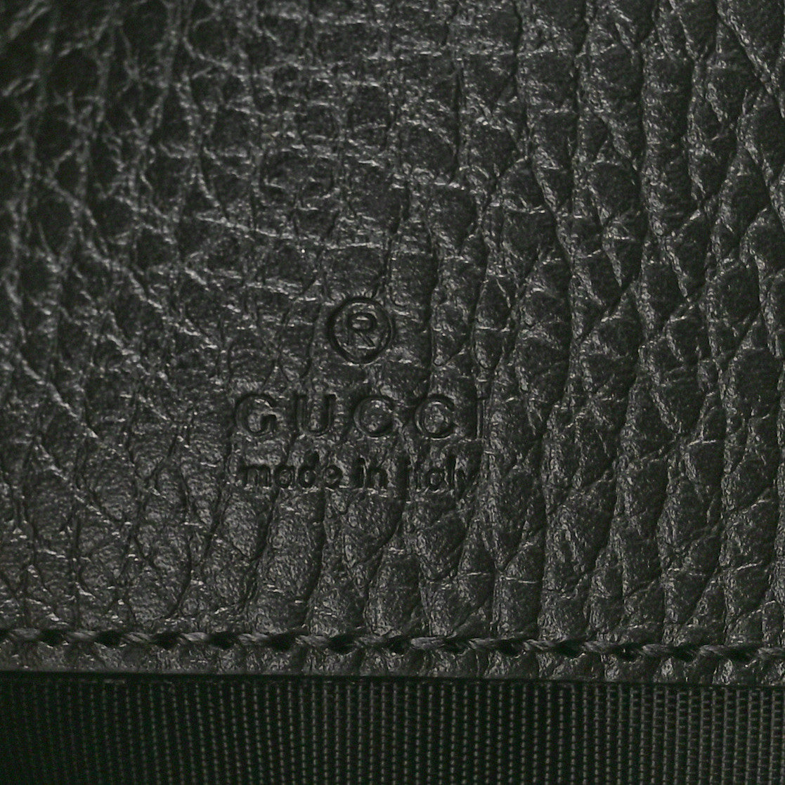 Gucci Dollar Calfskin Super Mini GG Marmont Chain Shoulder Bag Black 6 of 10