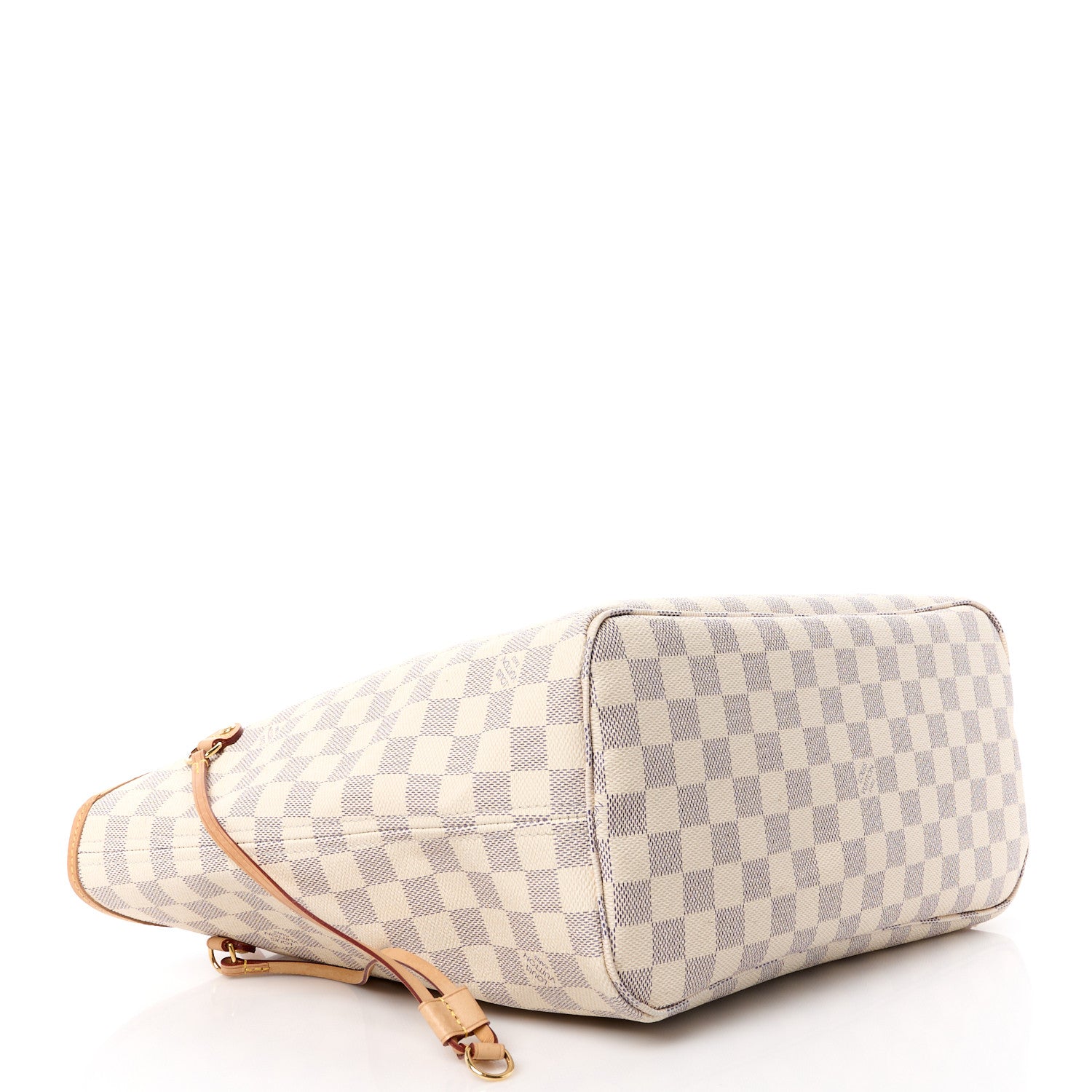 Louis Vuitton Damier Azur Neo Neverfull MM Rose Ballerine 5 of 14