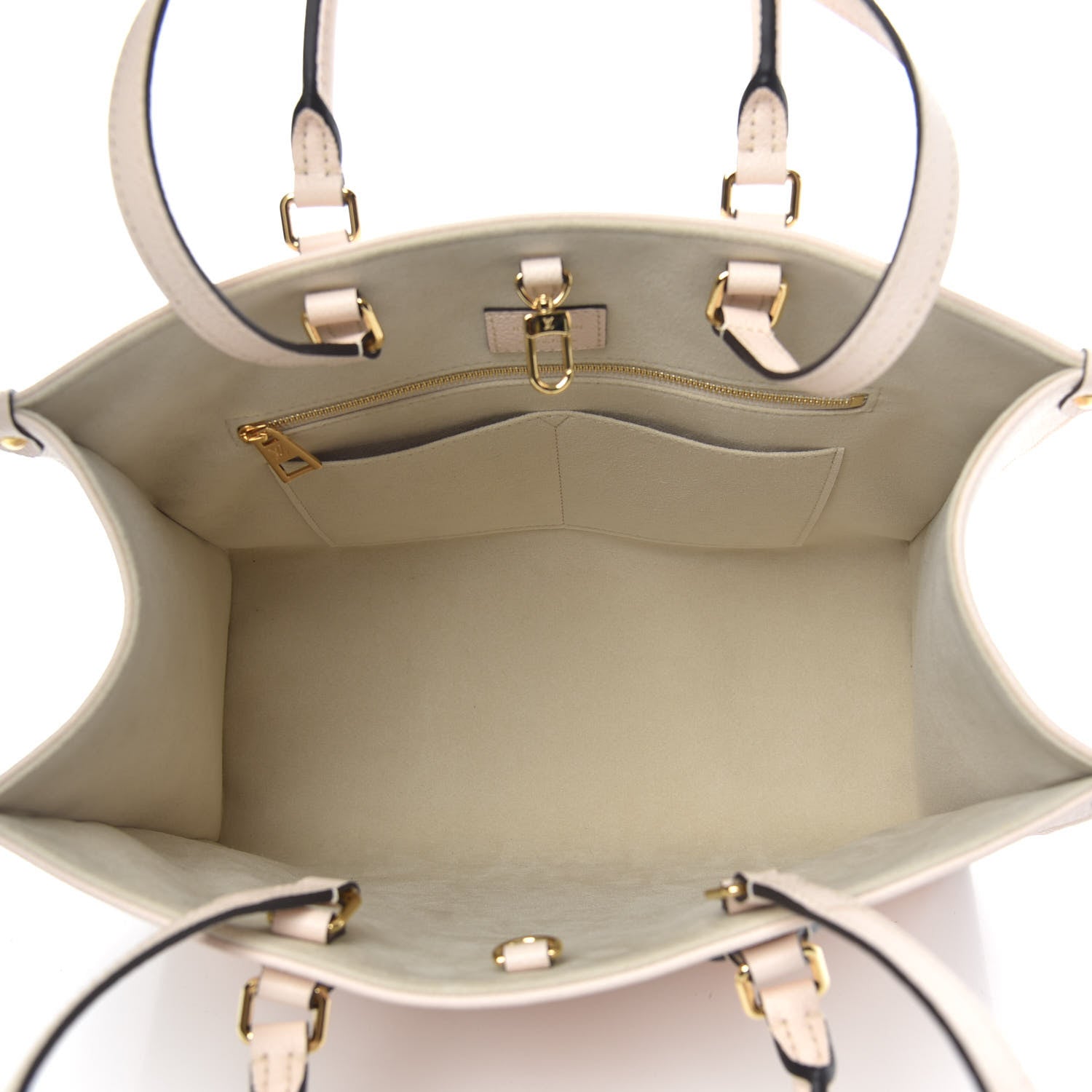 Louis Vuitton Empreinte Monogram Giant By The Pool Onthego MM Cream Saffron 6 of 11