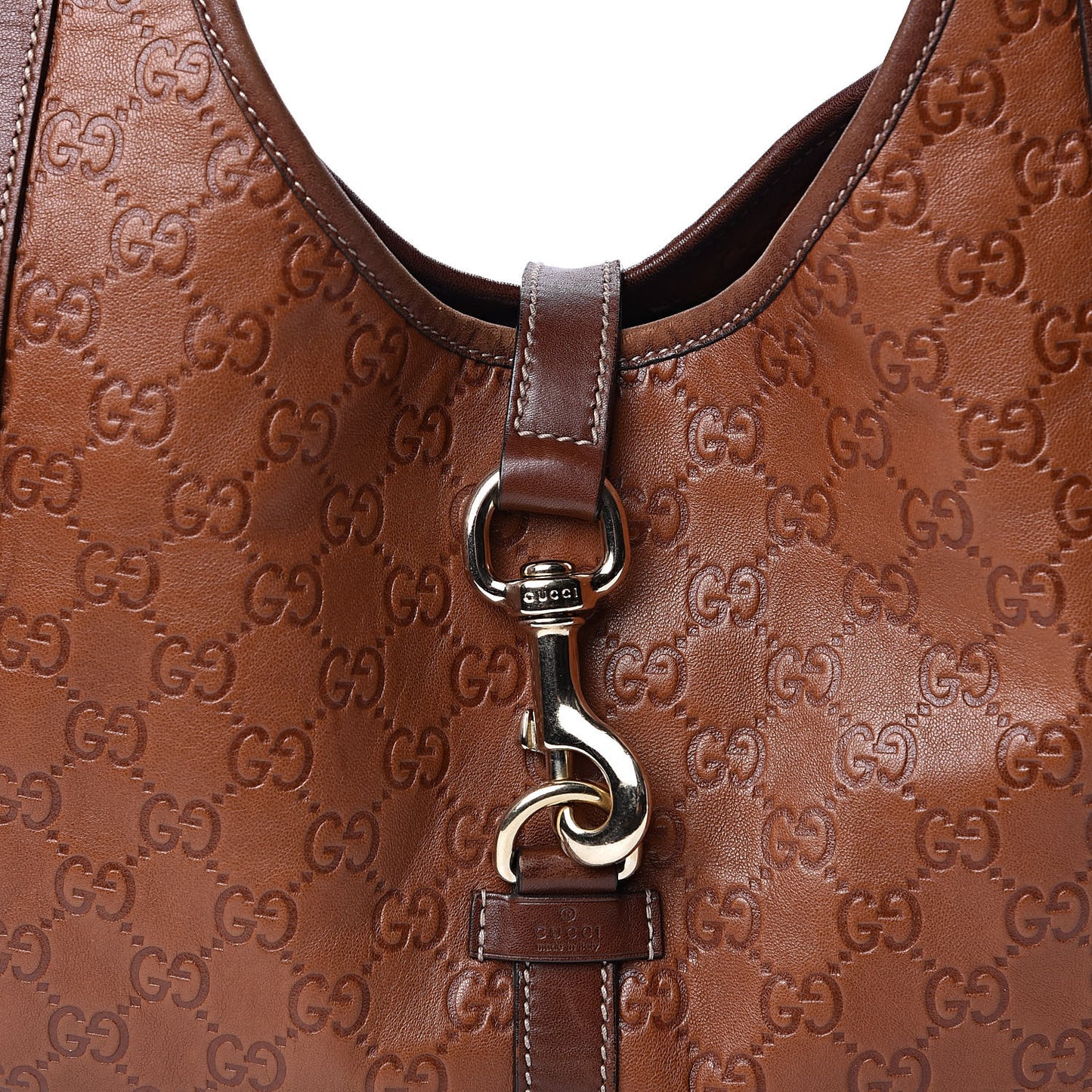 Guccissima Large Joy Shoulder Bag Brown