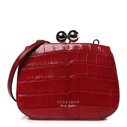 Burberry Alligator Small Frame Bag Bright Red 1 of 8