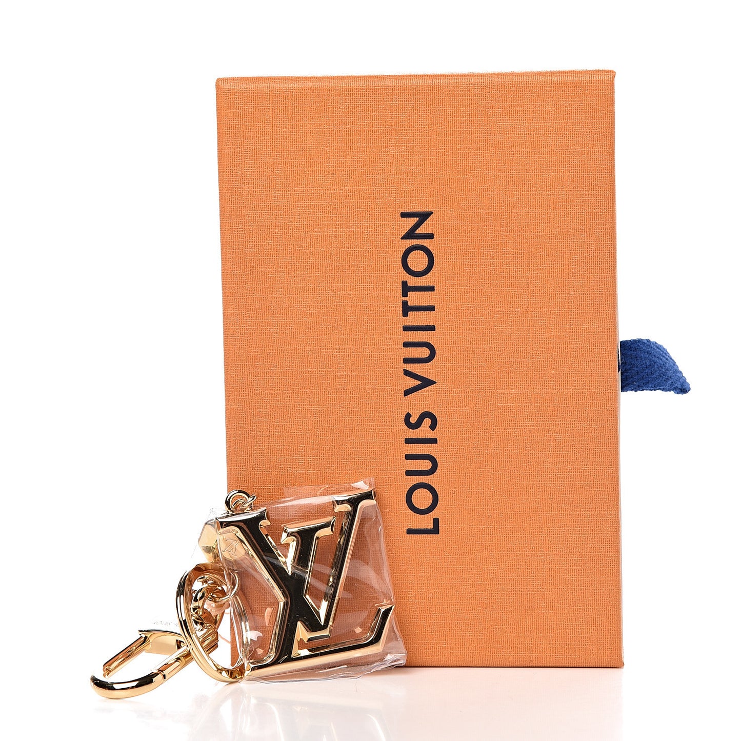 LV Facettes Bag Charm Key Holder Gold