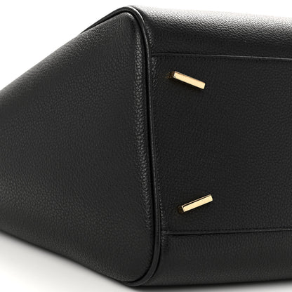 Salvatore Ferragamo Grainy Calfskin Tote Black 8 of 9
