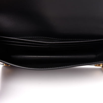Prada City Calfskin Cahier Crystal Studded Mini Bag Fuxia Black 5 of 9