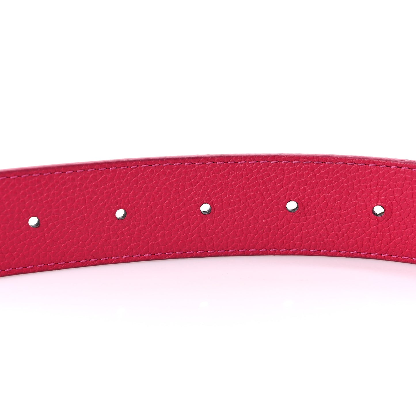 Monogram Calfskin 30mm LV Initiales Reversible Belt 85 34 Fuchsia