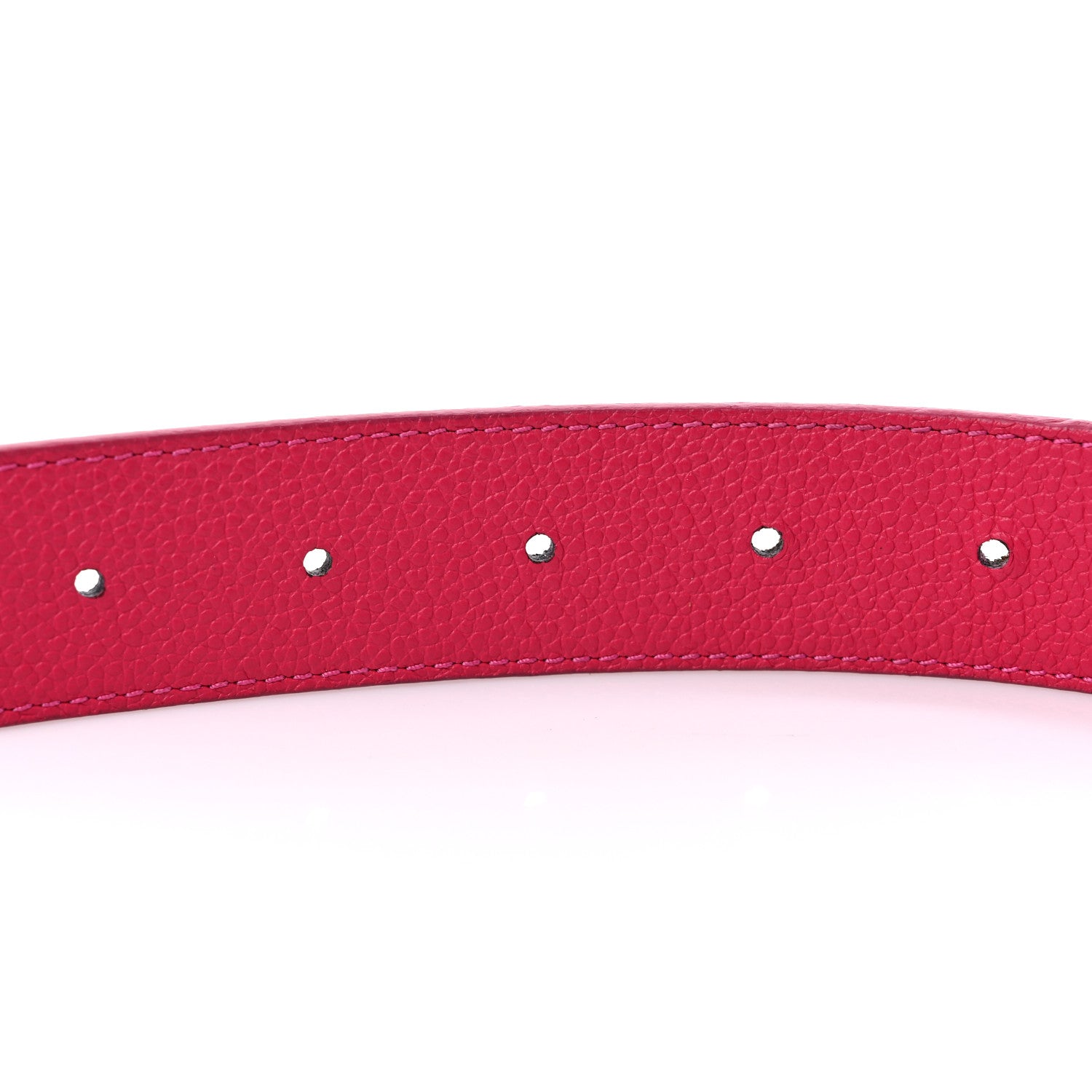 Louis Vuitton Monogram Calfskin 30mm LV Initiales Reversible Belt 85 34 Fuchsia 4 of 4