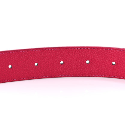 Louis Vuitton Monogram Calfskin 30mm LV Initiales Reversible Belt 85 34 Fuchsia 4 of 4