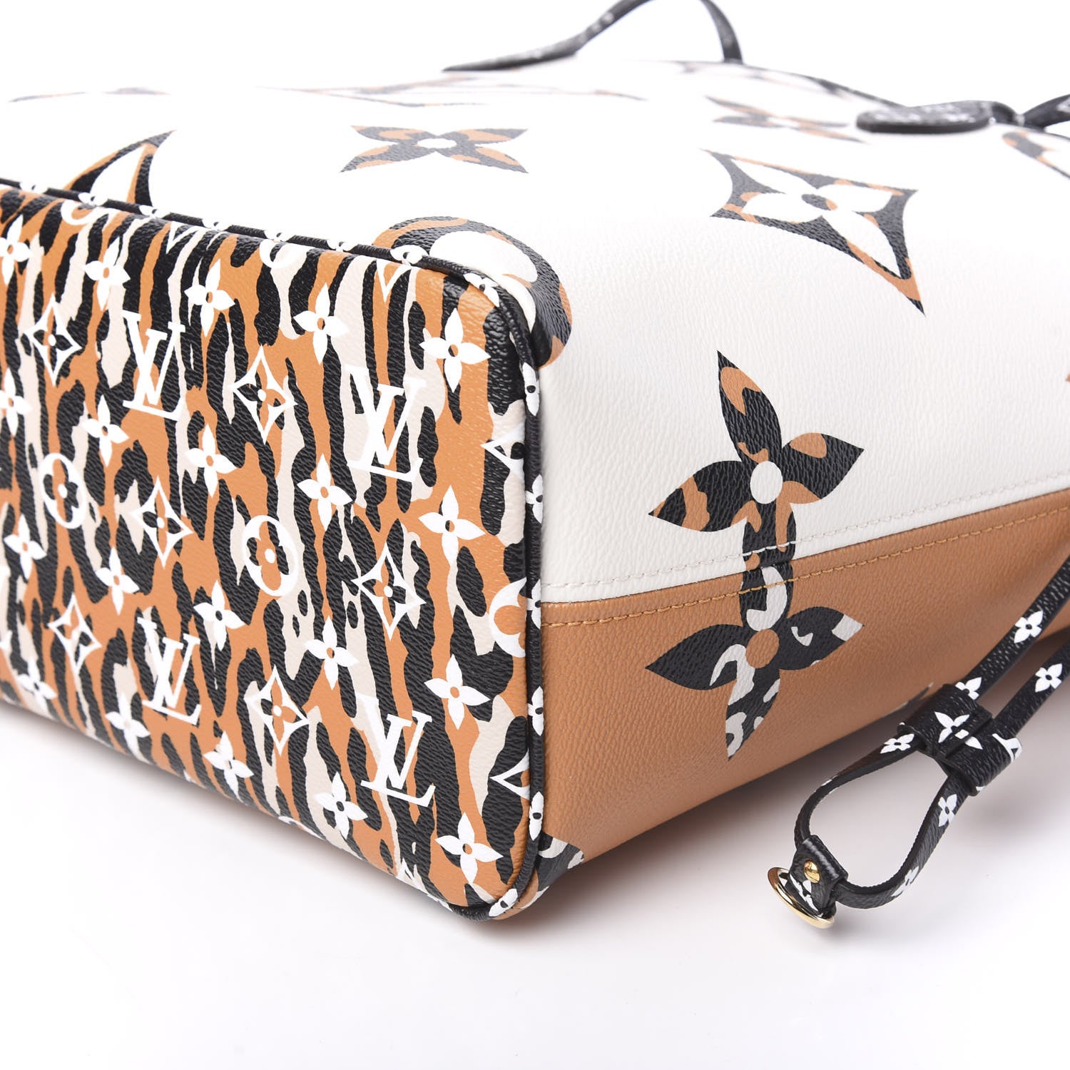 Louis Vuitton Monogram Giant Jungle Neverfull MM Ivory 8 of 9