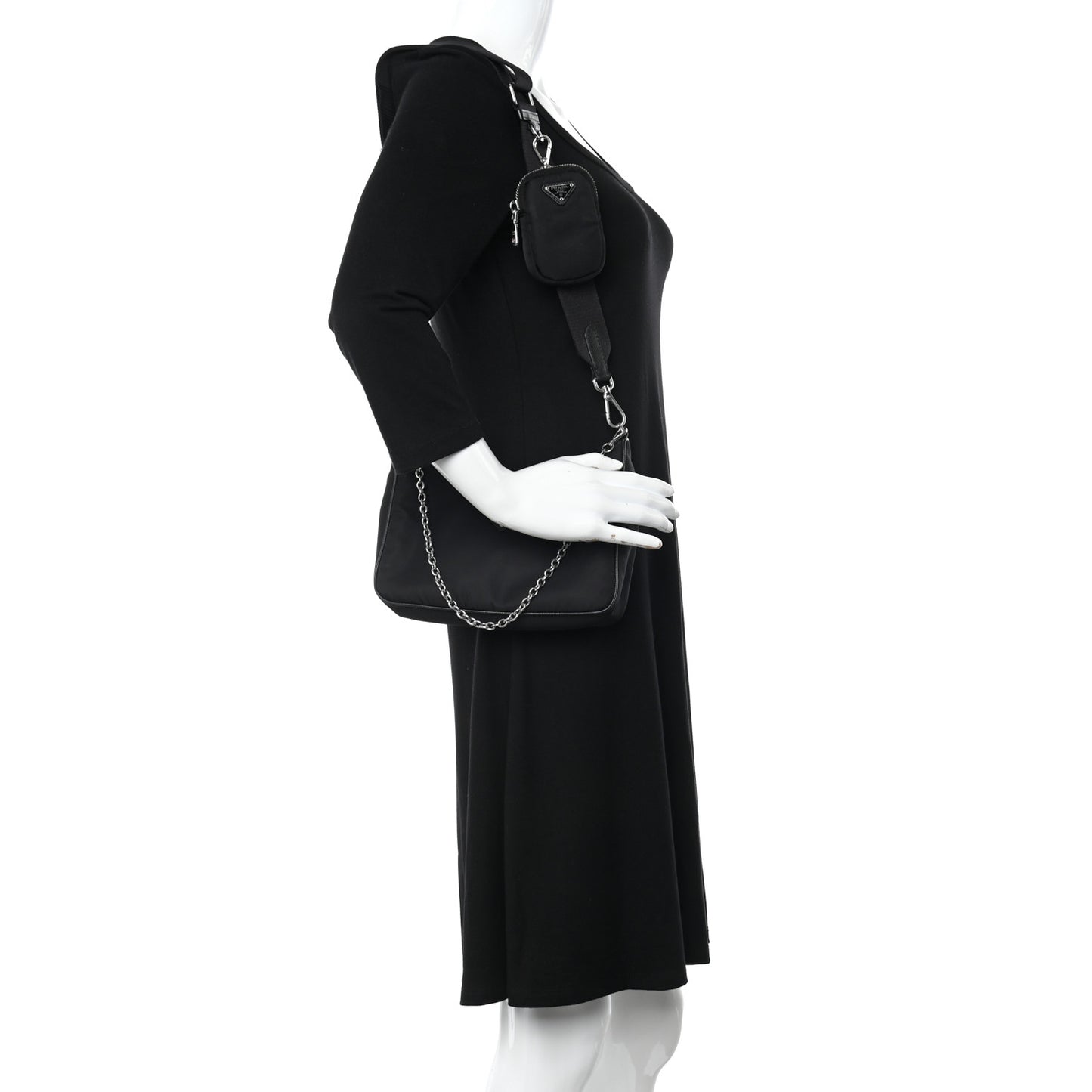 Nylon Re-Edition 2005 Shoulder Bag Black