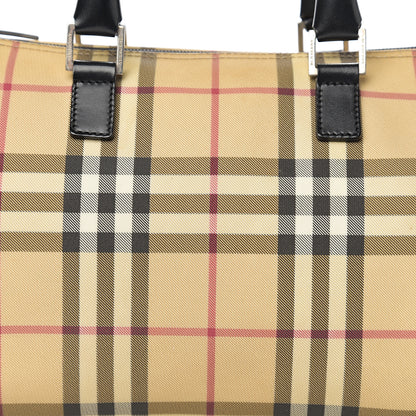 Burberry Canvas House Check Boston Black 10 of 12