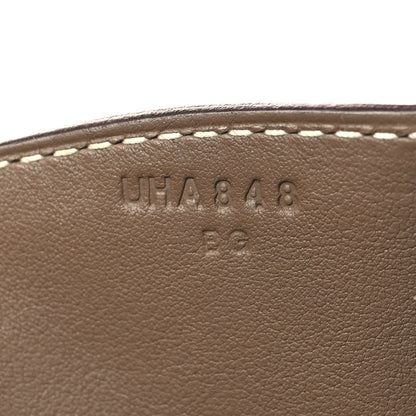 Hermes Togo Sac A Depeches 21 Messenger Bag Etoupe 7 of 12