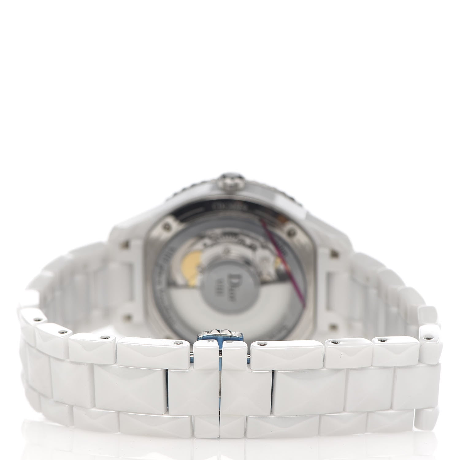 Christian Dior Stainless Steel Ceramic Diamond Bezel Mother of Pearl 38mm Dior VIII Automatic Watch White 4 of 7