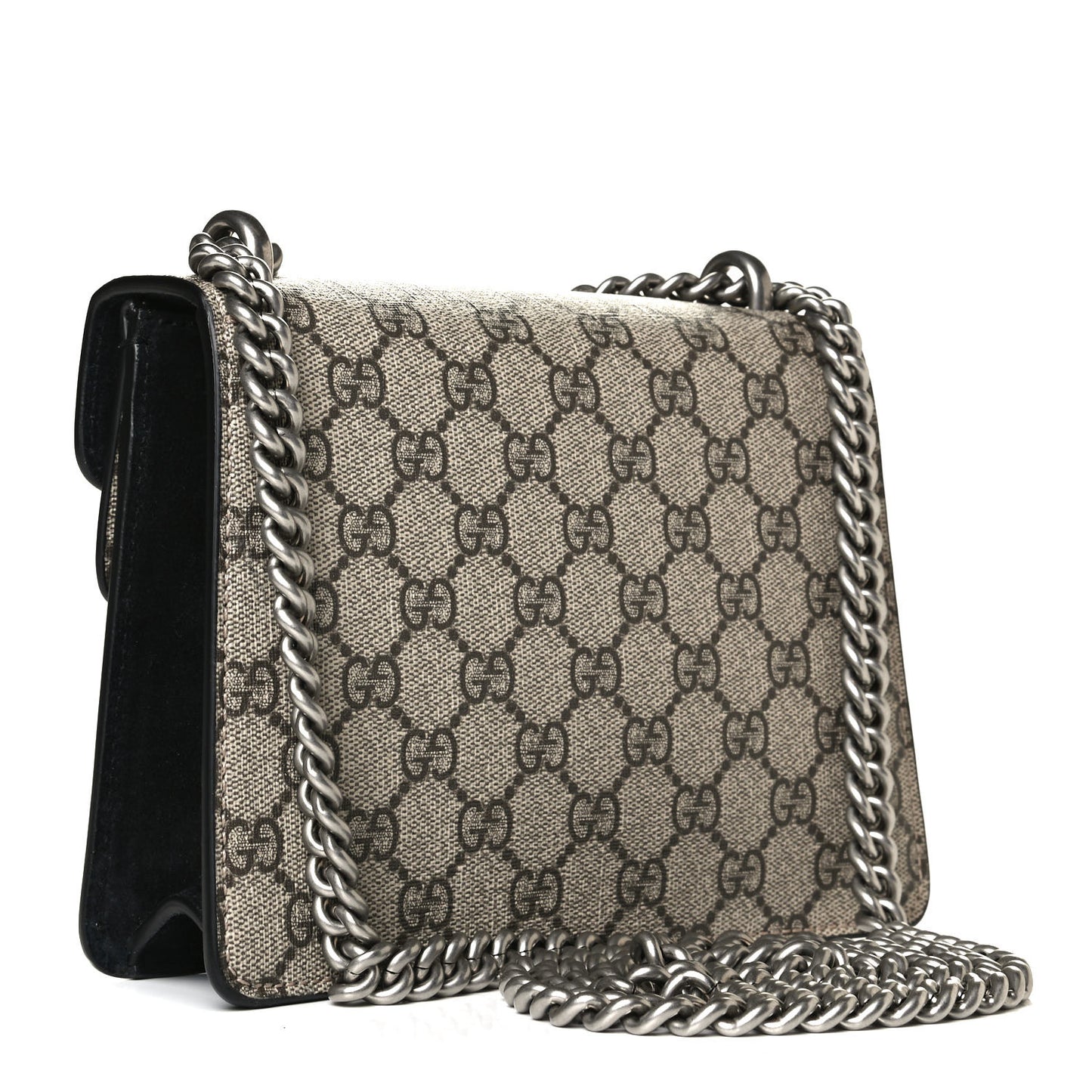 GG Supreme Monogram Mini Dionysus Shoulder Bag Black
