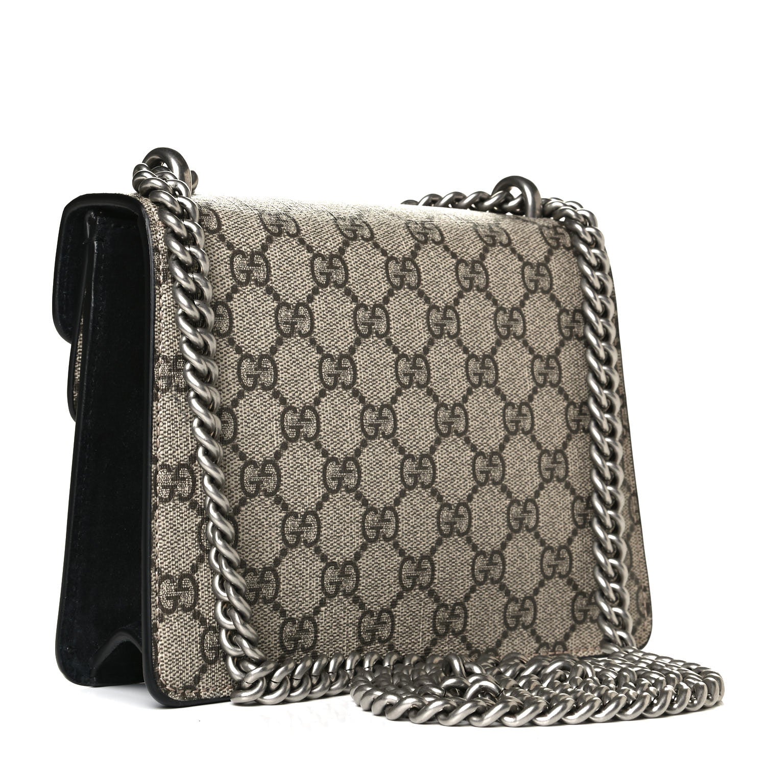 Gucci GG Supreme Monogram Mini Dionysus Shoulder Bag Black 3 of 11