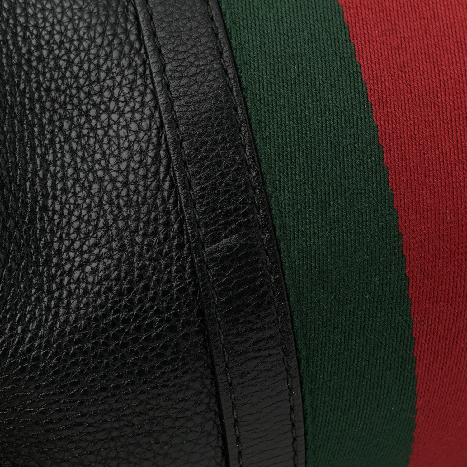 Gucci Calfskin Vintage Web Medium Boston Black 17 of 17