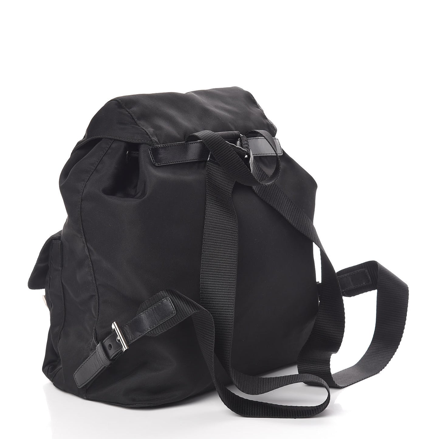 Nylon Vela Medium Backpack Black