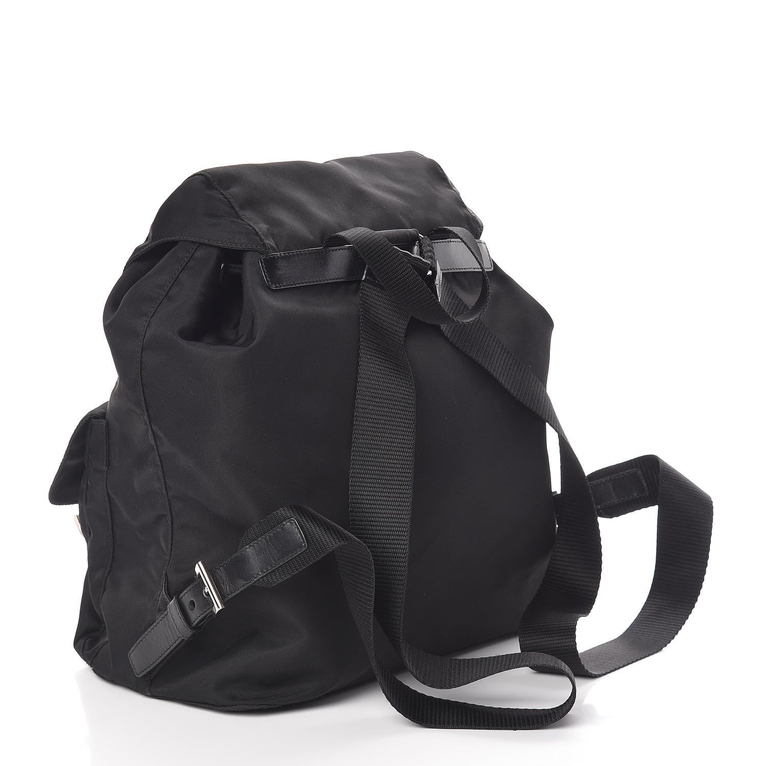 Prada Nylon Vela Medium Backpack Black 3 of 10