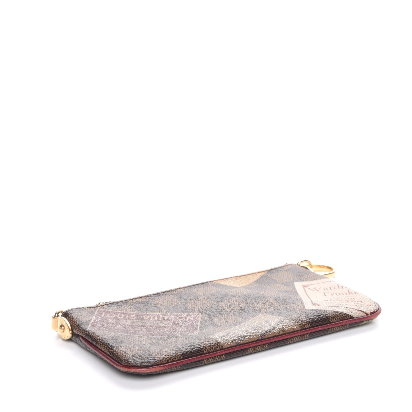 Damier Ebene Trunks Labels Pochette Milla MM