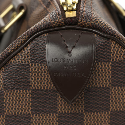 Louis Vuitton Damier Ebene Speedy 25 6 of 9