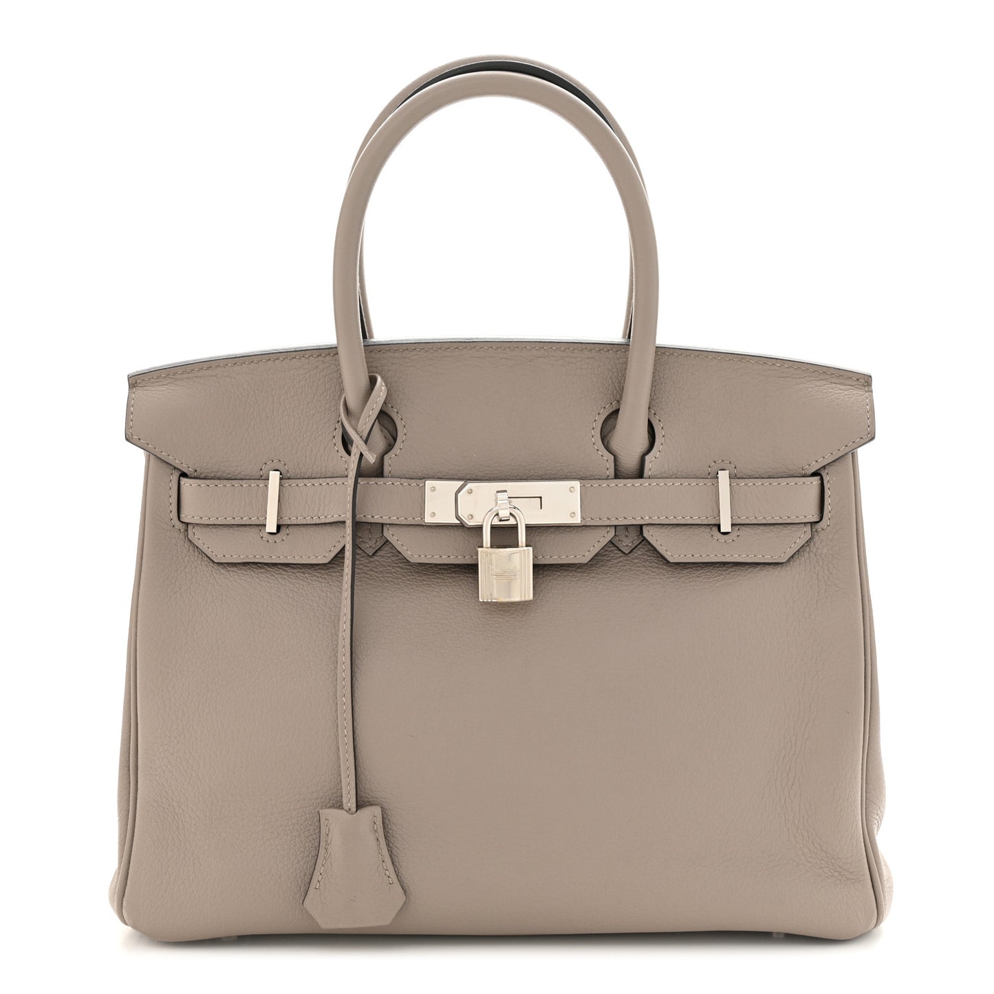 Taurillon Novillo Birkin 30 Gris Asphalte