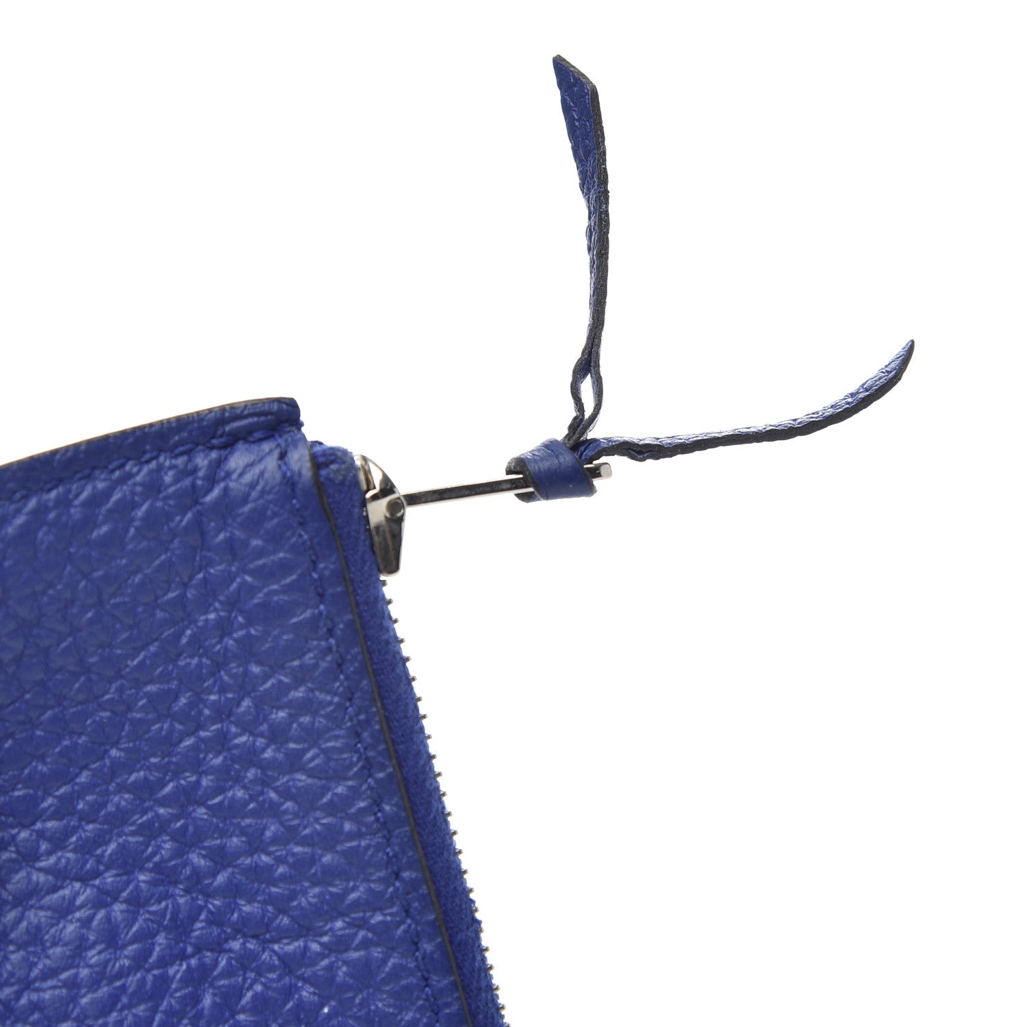 Hermes Togo Dogon Duo Wallet Bleu Electrique 10 of 12