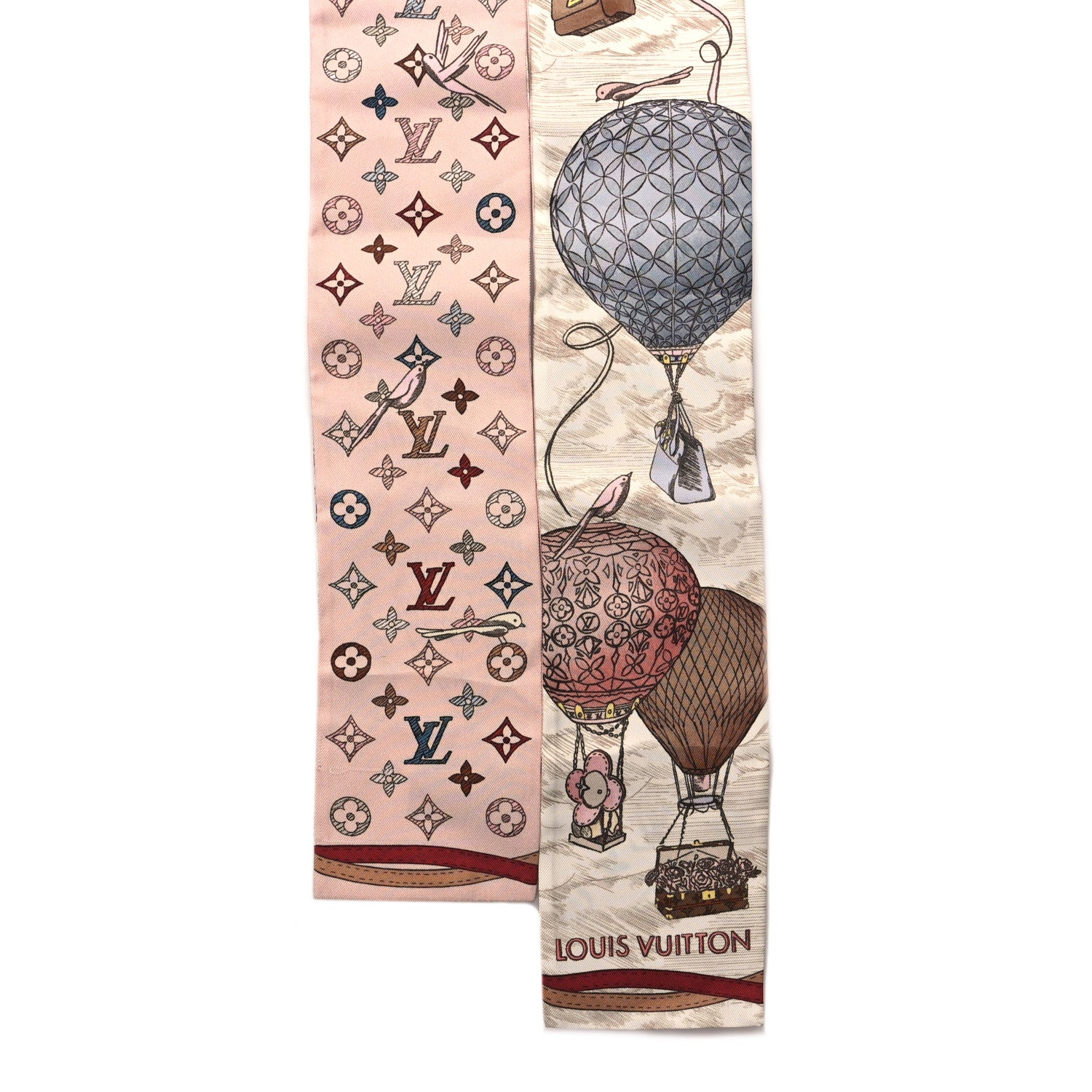 Louis Vuitton Silk Monogram Up And Away Bandeau Light Pink 2 of 3