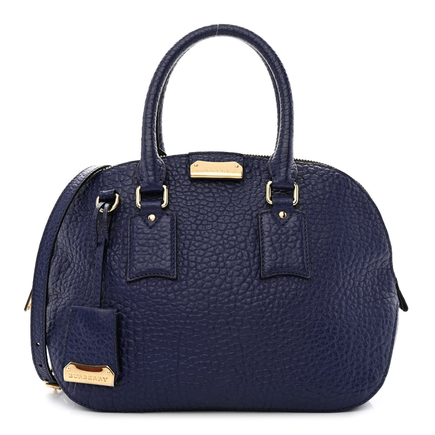 Heritage Grain Small Orchard Bowling Bag Navy Blue