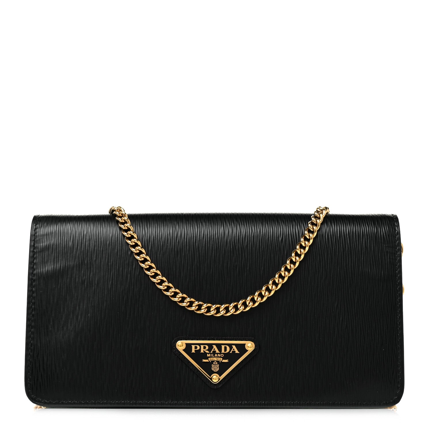 Prada Vitello Move Triangle Logo Miniborse Black 1 of 8