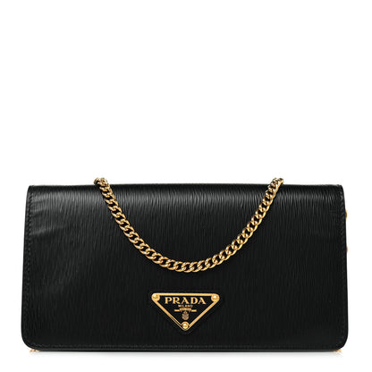 Prada Vitello Move Triangle Logo Miniborse Black 1 of 8