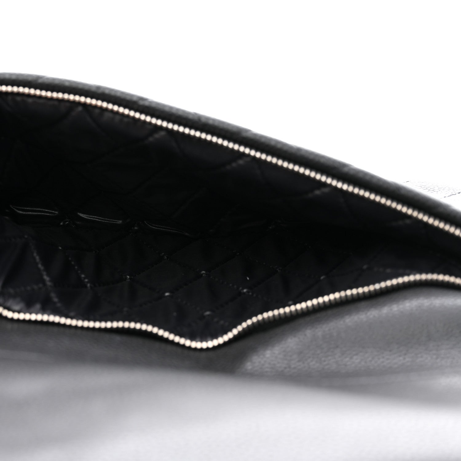 Chanel Caviar Quilted CC Beauty Clutch Black 5 of 9