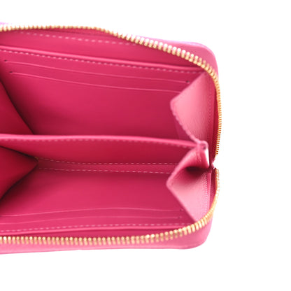 Louis Vuitton Vernis Enamel Heart Zippy Coin Purse Neon Pink 5 of 8