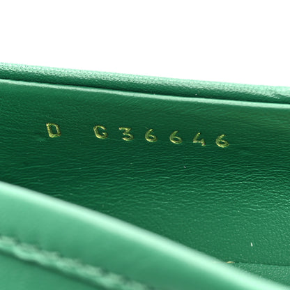 Chanel Lambskin Quilted CC Turnlock Loafers 39.5 Green 8 of 8