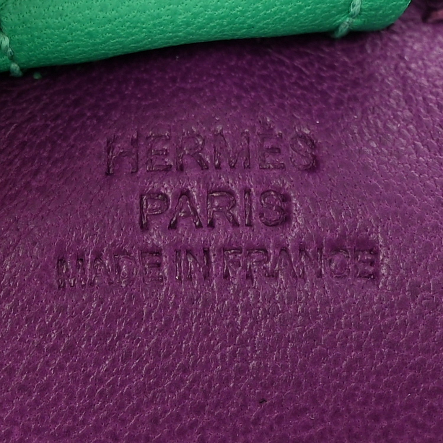 Hermes Milo Lambskin Grigri Rodeo Horse Bag Charm PM 3 of 5