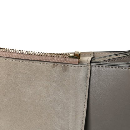 Chloe Calfskin Suede Medium Faye Shoulder Bag Motty Grey 6 of 15