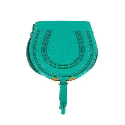 Chloe Calfskin Mini Marcie Round Crossbody Bag Jade Green 1 of 8