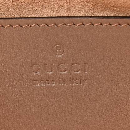 Gucci Calfskin Matelasse Small GG Marmont Chain Shoulder Bag Porcelain Rose 6 of 15