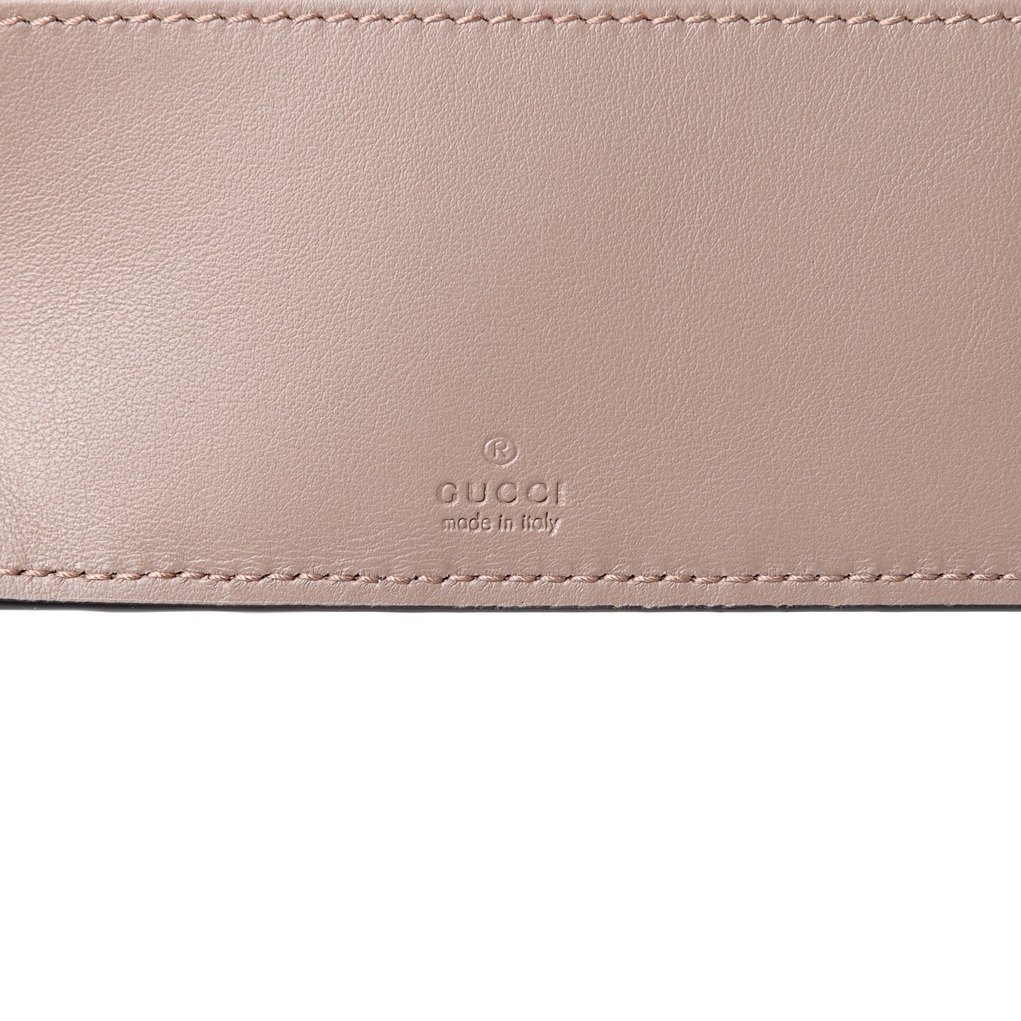 Calfskin Vertical Card Case Beige