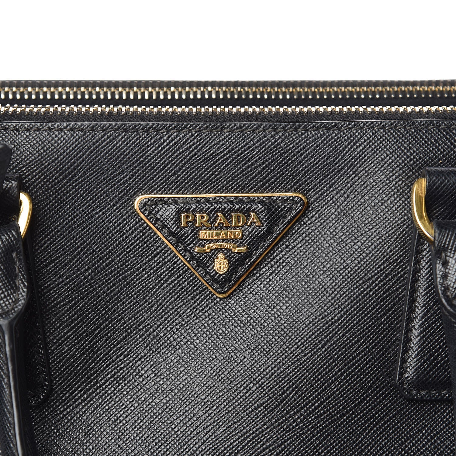 Prada Saffiano Large Galleria Double Zip Tote Black 8 of 15