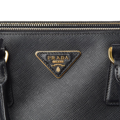 Prada Saffiano Large Galleria Double Zip Tote Black 8 of 15