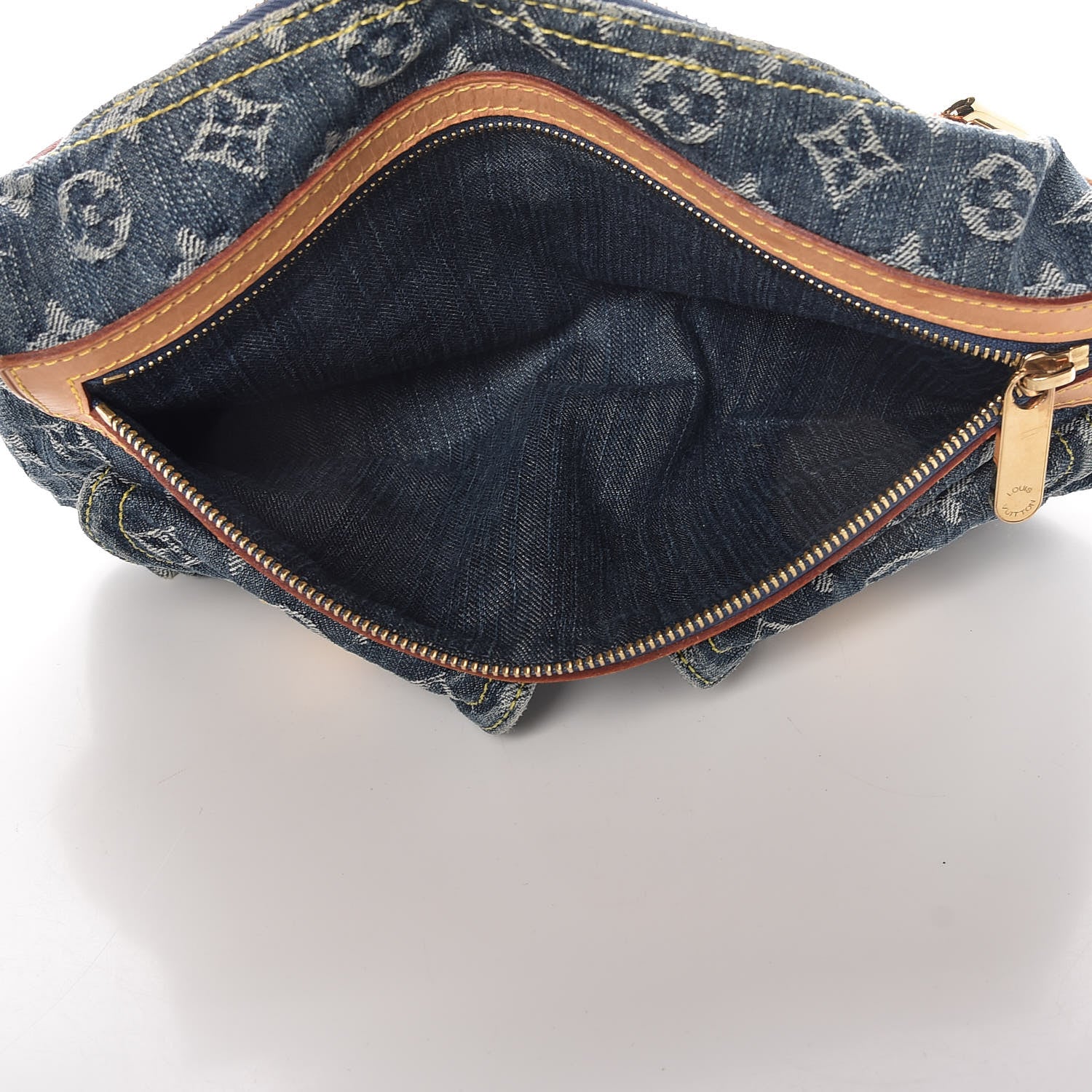 Louis Vuitton Monogram Denim Baggy PM Blue 5 of 12