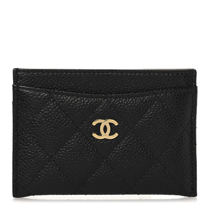 Chanel Caviar Quilted Card Holder Black 1 of 9