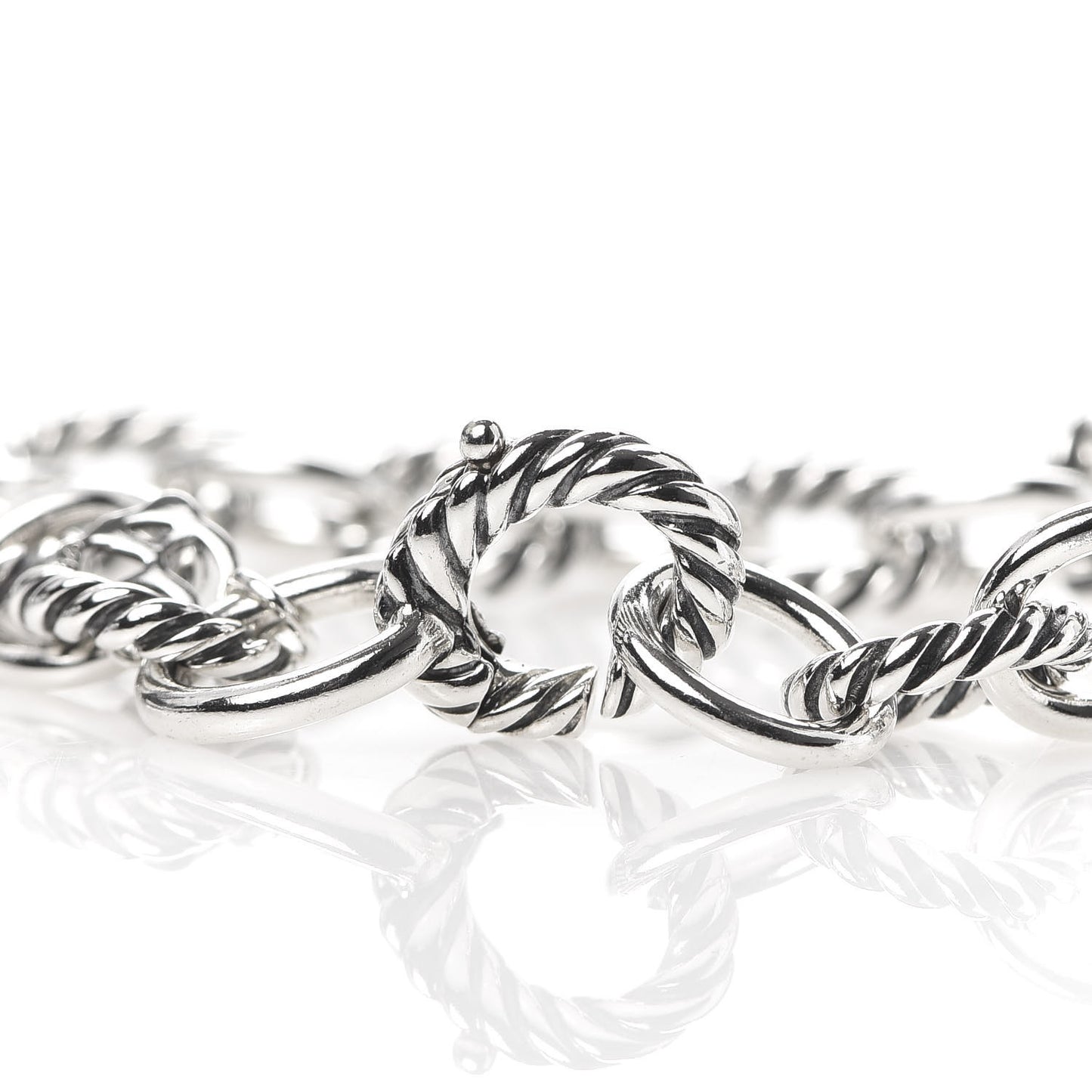 Sterling Silver 10mm Medium Oval Link Bracelet