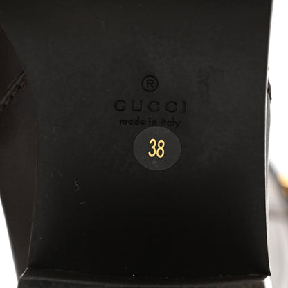 Gucci Calfskin Interlocking G Riding Boots 38 Brown 5 of 7