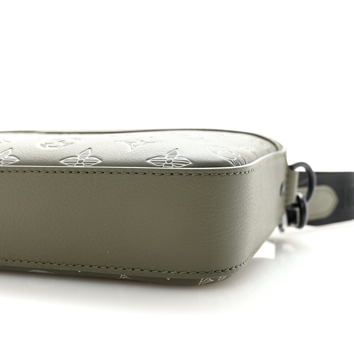 Monogram Shadow G65 Trio Messenger Olive Green