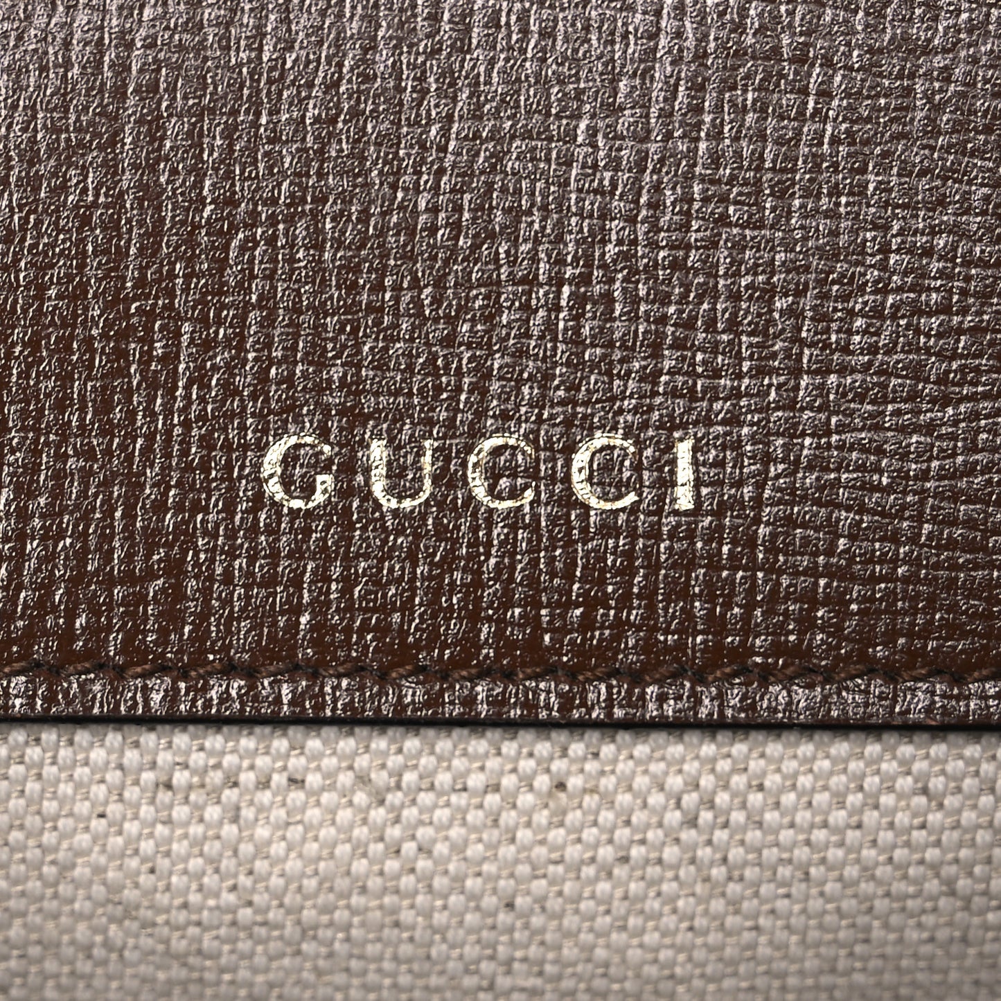 GG Supreme Monogram Web Mini Horsebit 1955 Shoulder Bag Beige Brown Sugar