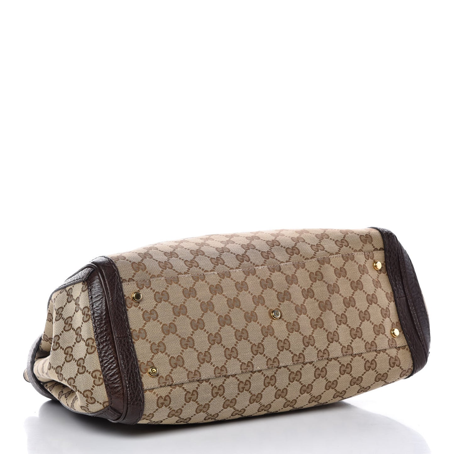 Monogram Medium GG Running Tote Dark Brown