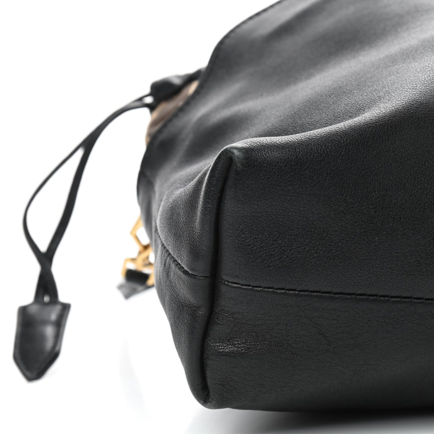 Calfskin House Check Little Crush Black