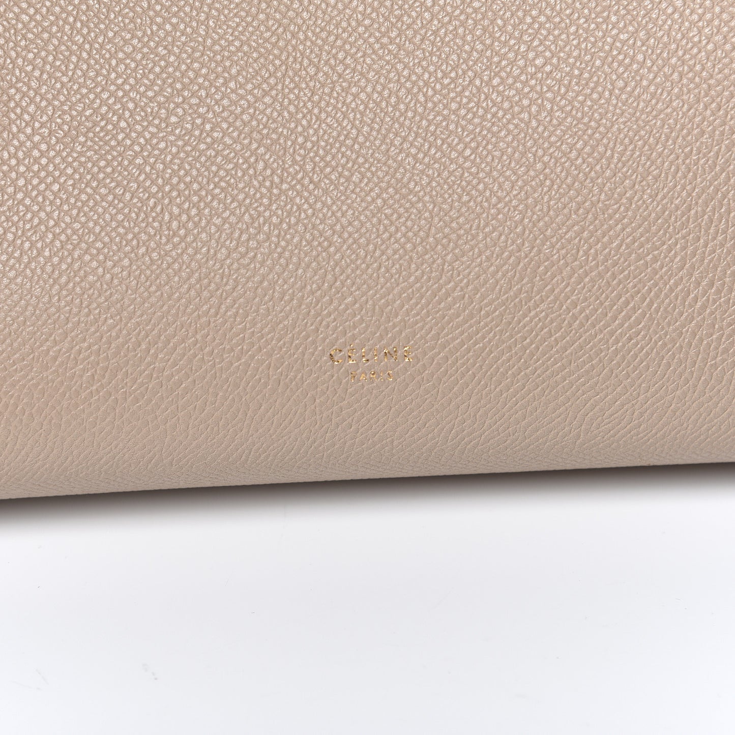 Grained Calfskin Mini Belt Bag Light Taupe